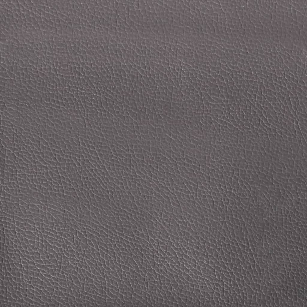 Bank mit Rückenlehne Schwarz 112x65,5x75 cm Kunstleder