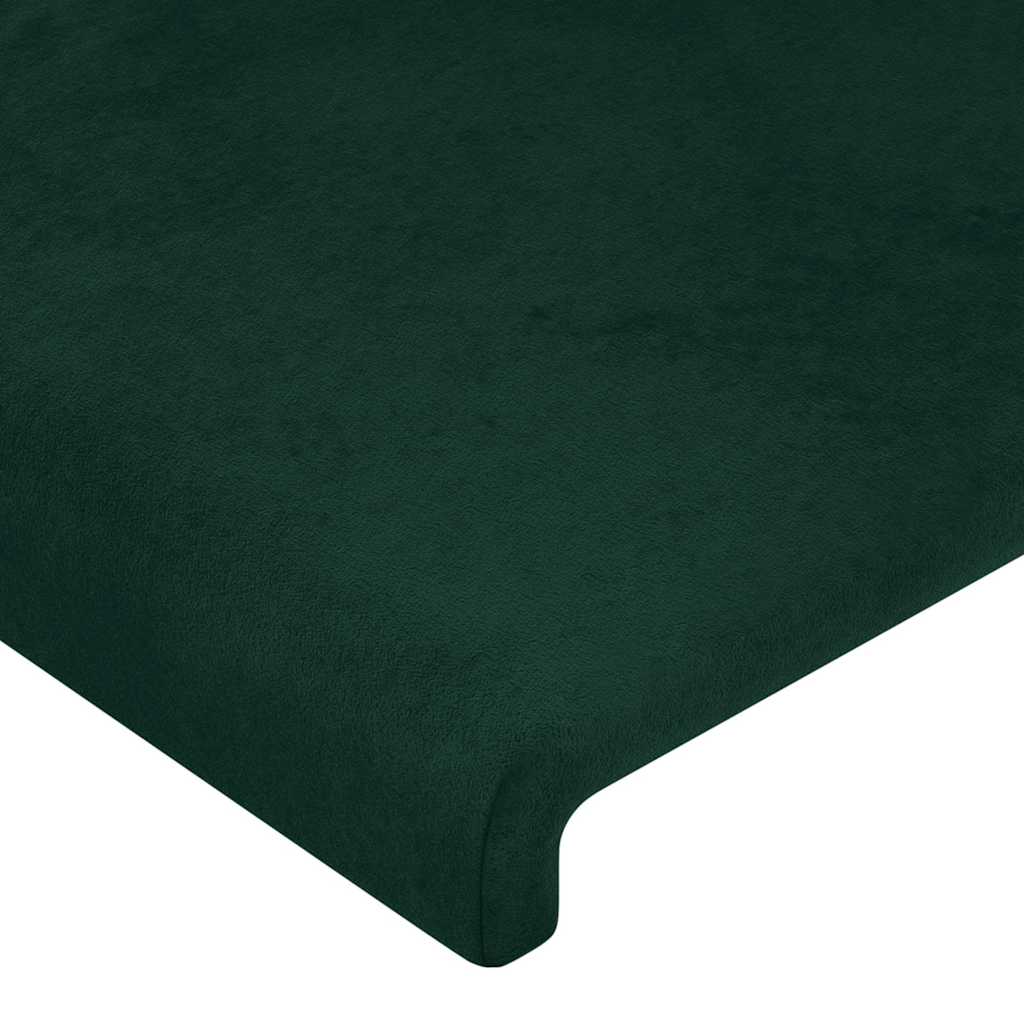 Kopfteil Hellgrau 80x5x118/128 cm Samt