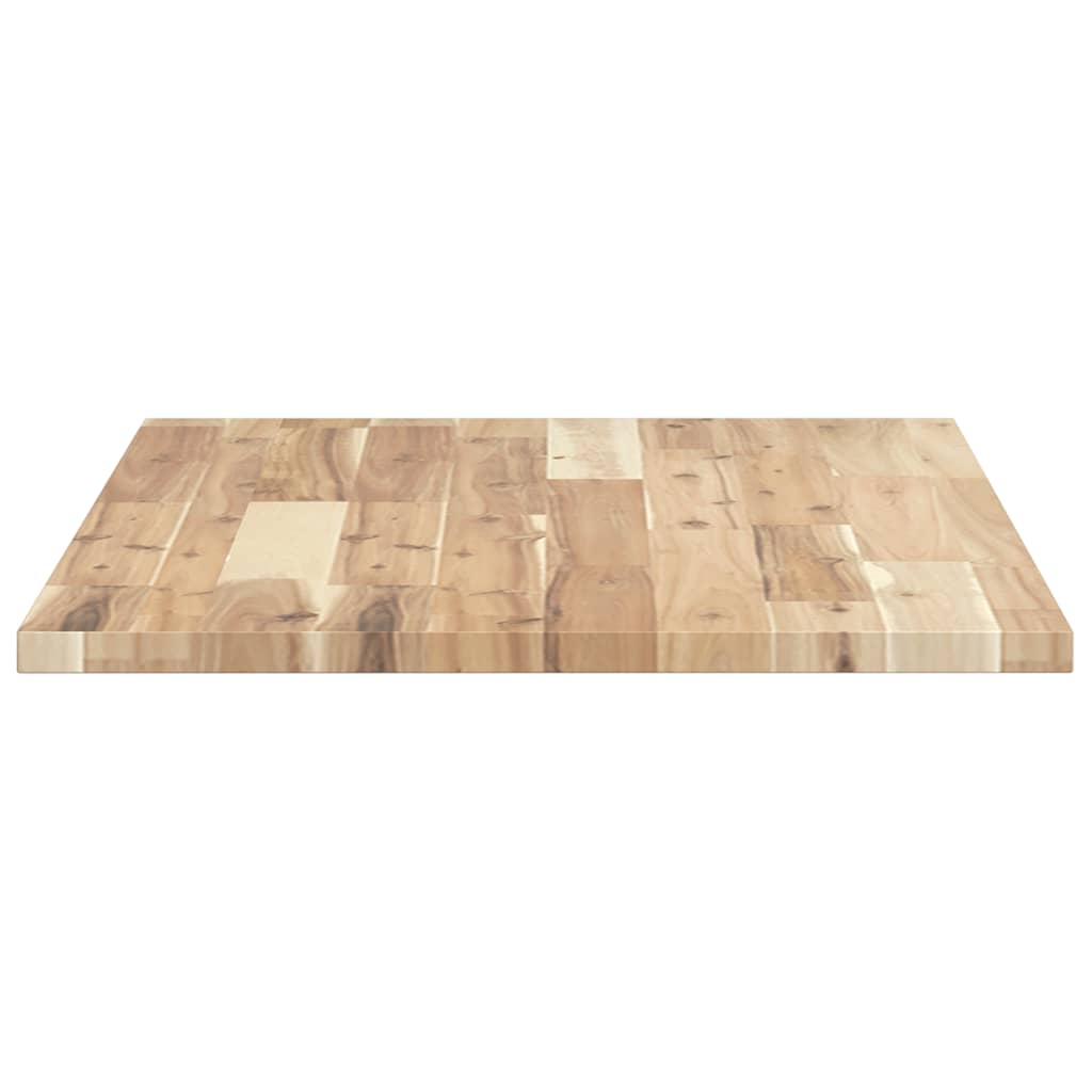Tischplatte Rechteckig 60x50x2 cm Massivholz Akazie