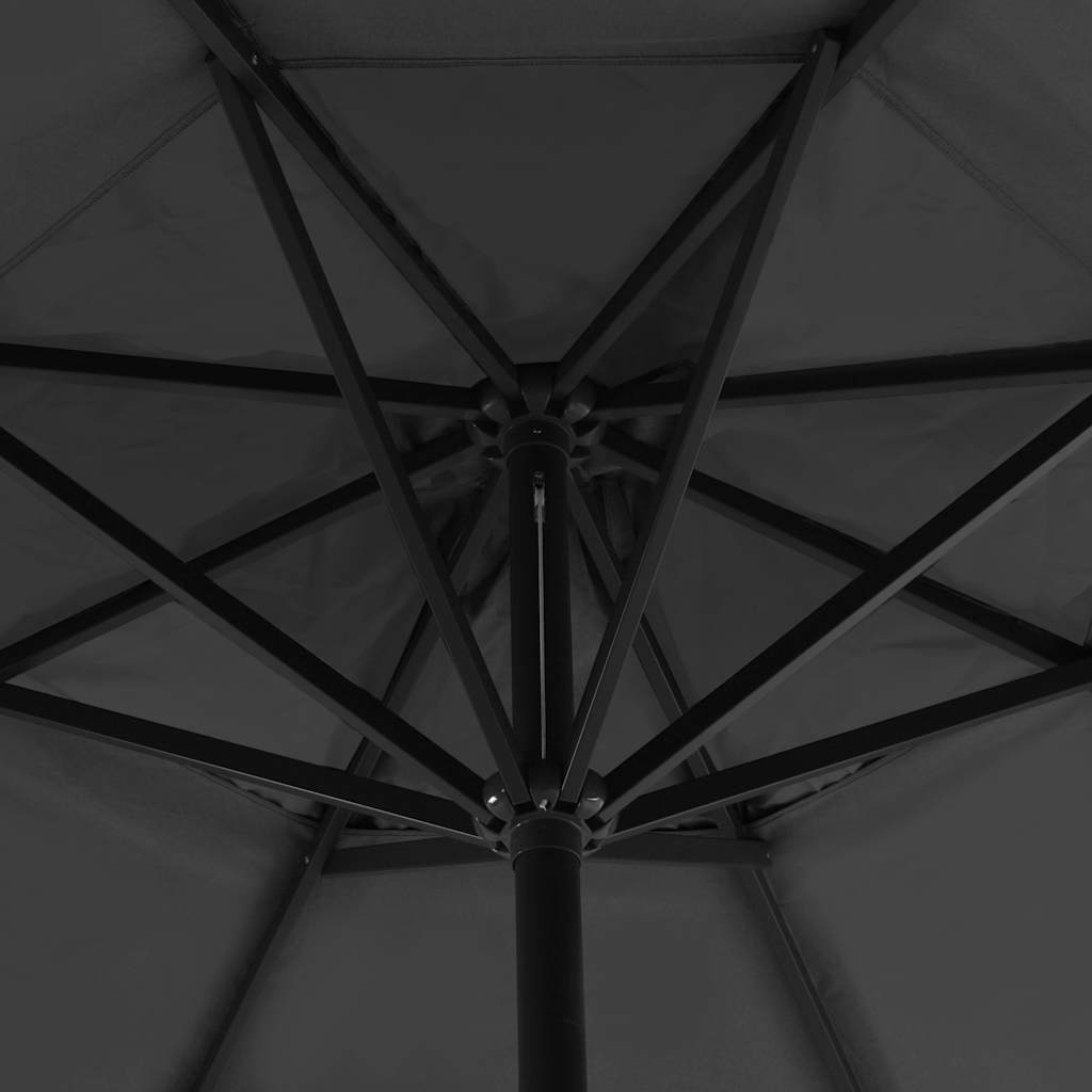 Sonnenschirm Weiß Aluminium 500 cm