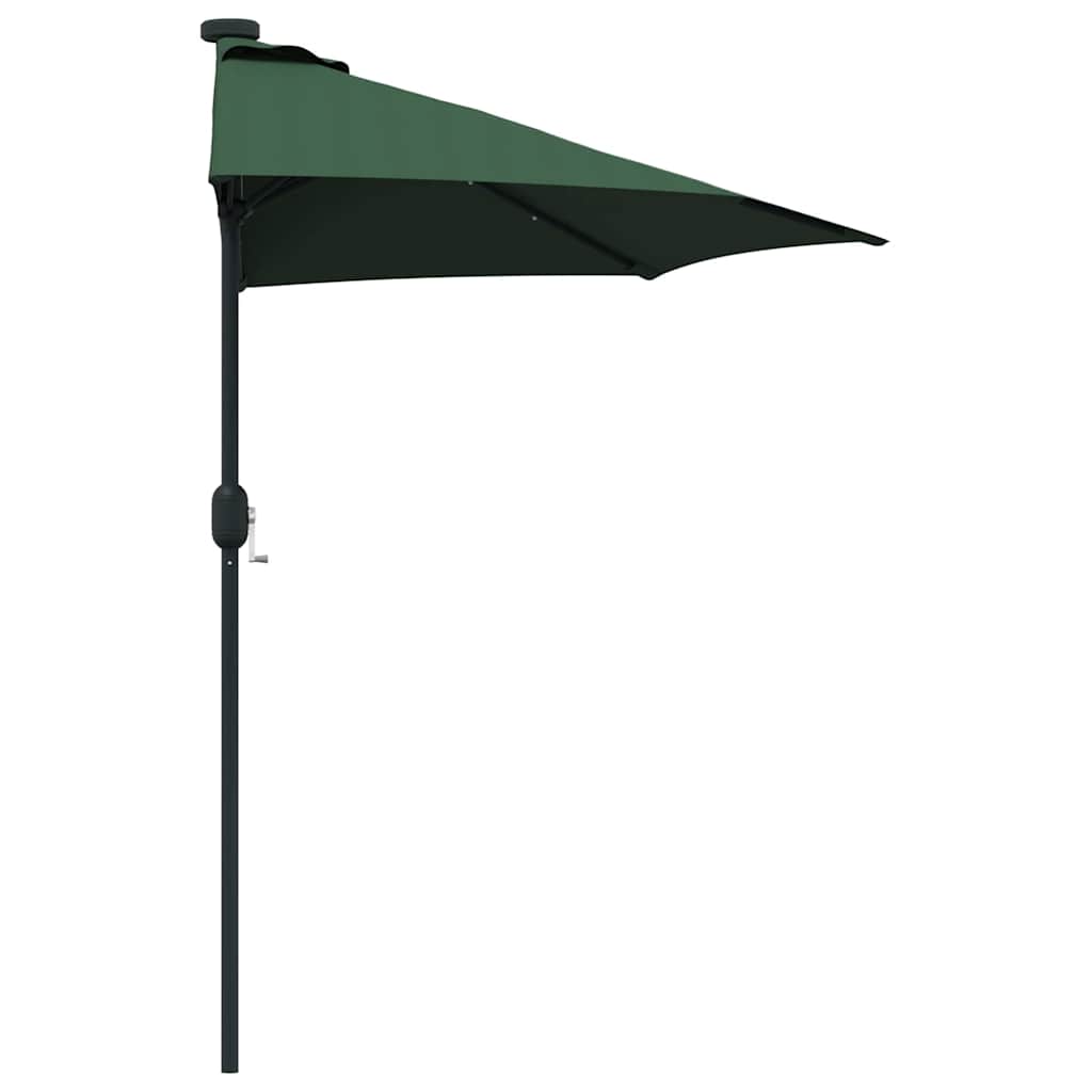 Garten-Sonnenschirm Sand 294 x 150 x 223 cm Polyester und Stahl