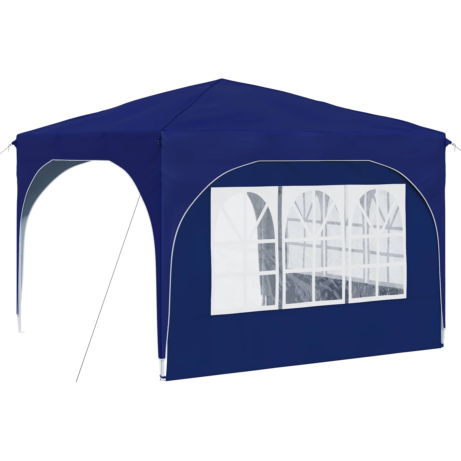 Pop-up Partyzelt 290 x 290 x 245 cm Creme