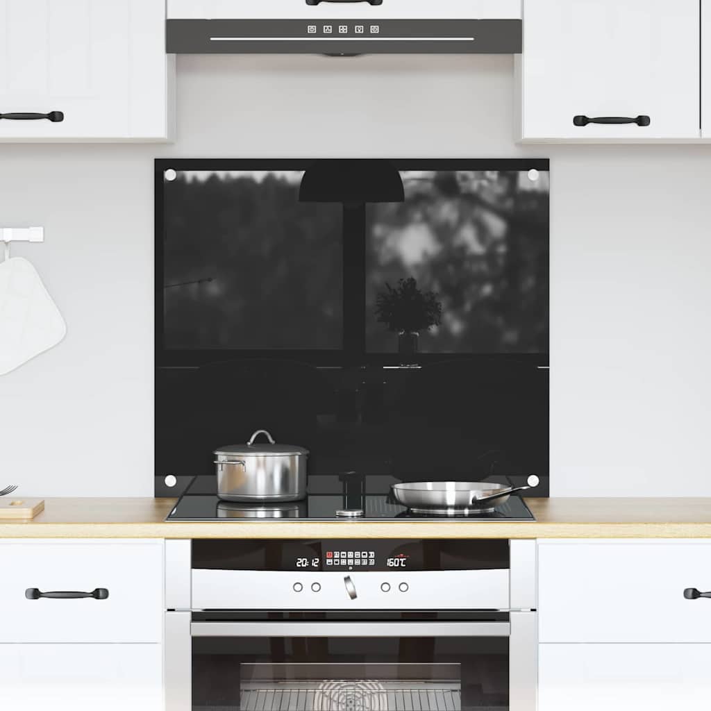 Küchenrückwand 2 pcs Weiß 70 x 40 cm Gehärtetes Glas