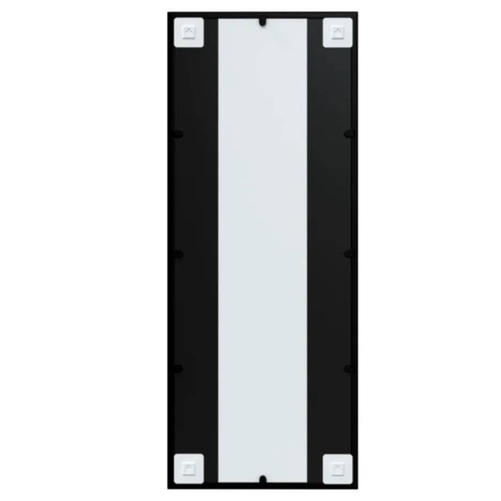 Wandspiegel Schwarz 60x40 cm Metall
