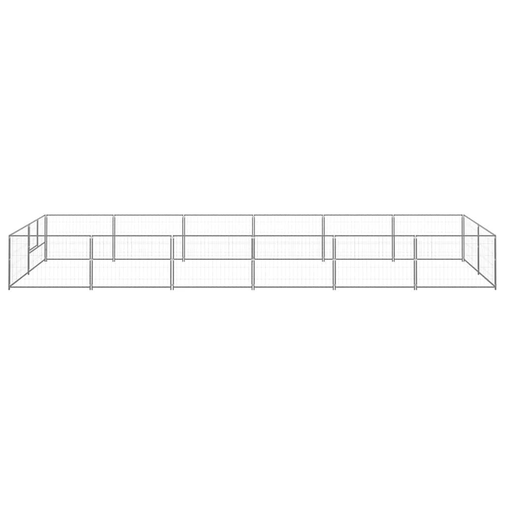 Hundezwinger Schwarz 4 m² Stahl