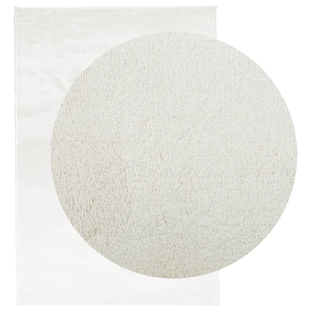 Teppich OVIEDO Kurzflor Anthrazit 120x120 cm