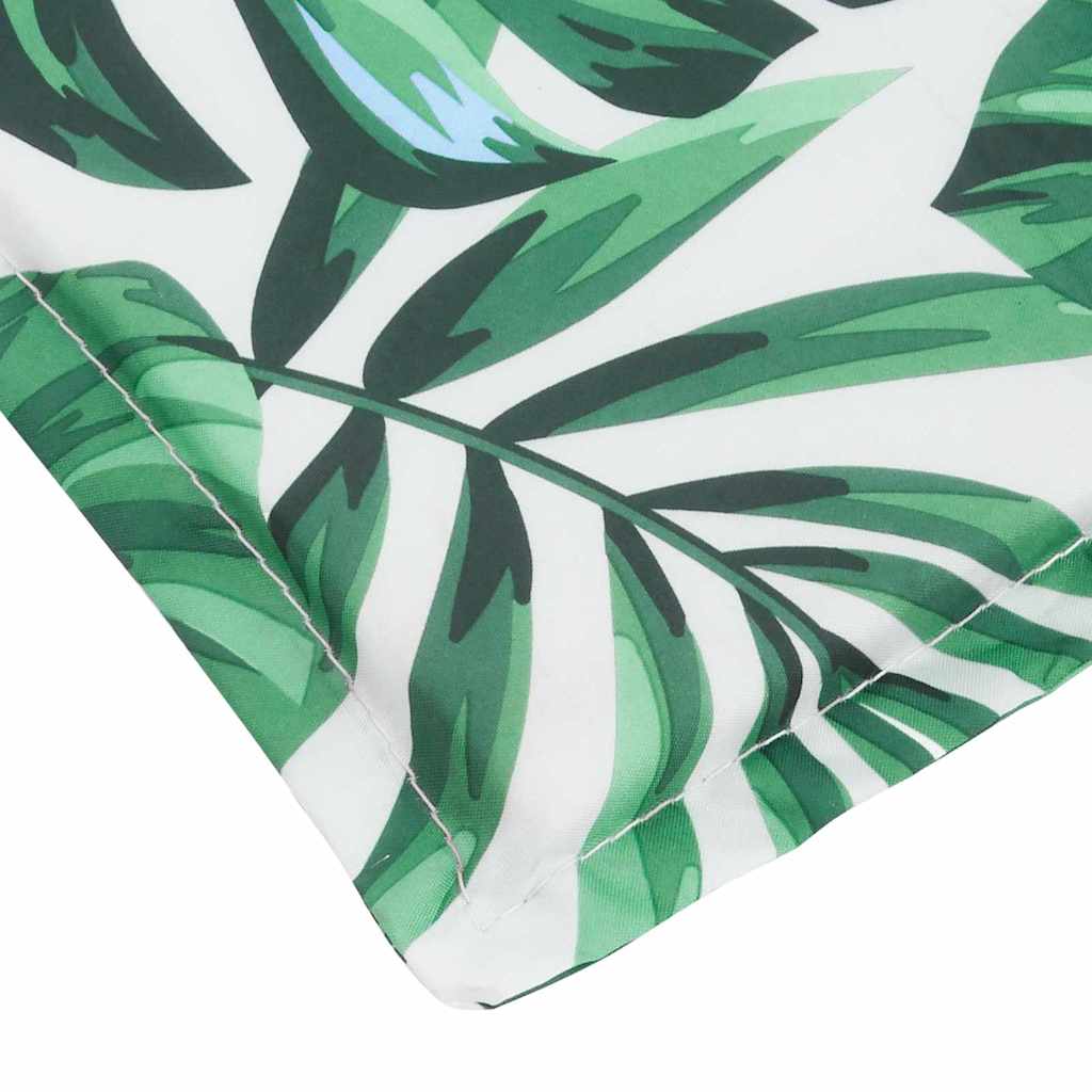 Liege-Kissen Blatt Blattmuster 200 x 70 x 3 cm Oxford-Stoff