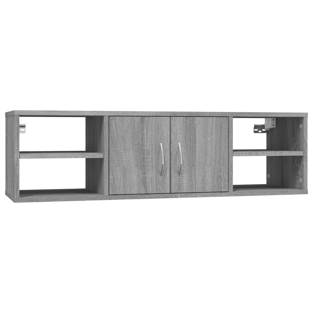 Wandregal Weiß 102x30x29 cm Holzwerkstoff