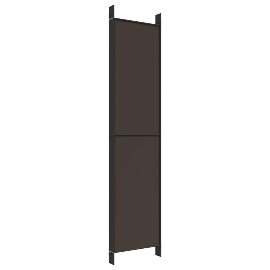 3-teiliger Raumteiler Beige 150 x 220 cm Stoff