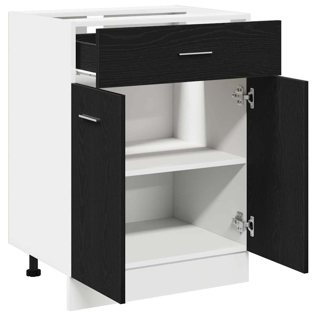 Unterschrank Lyon Weiß 60x46x81,5 cm Holzwerkstoff