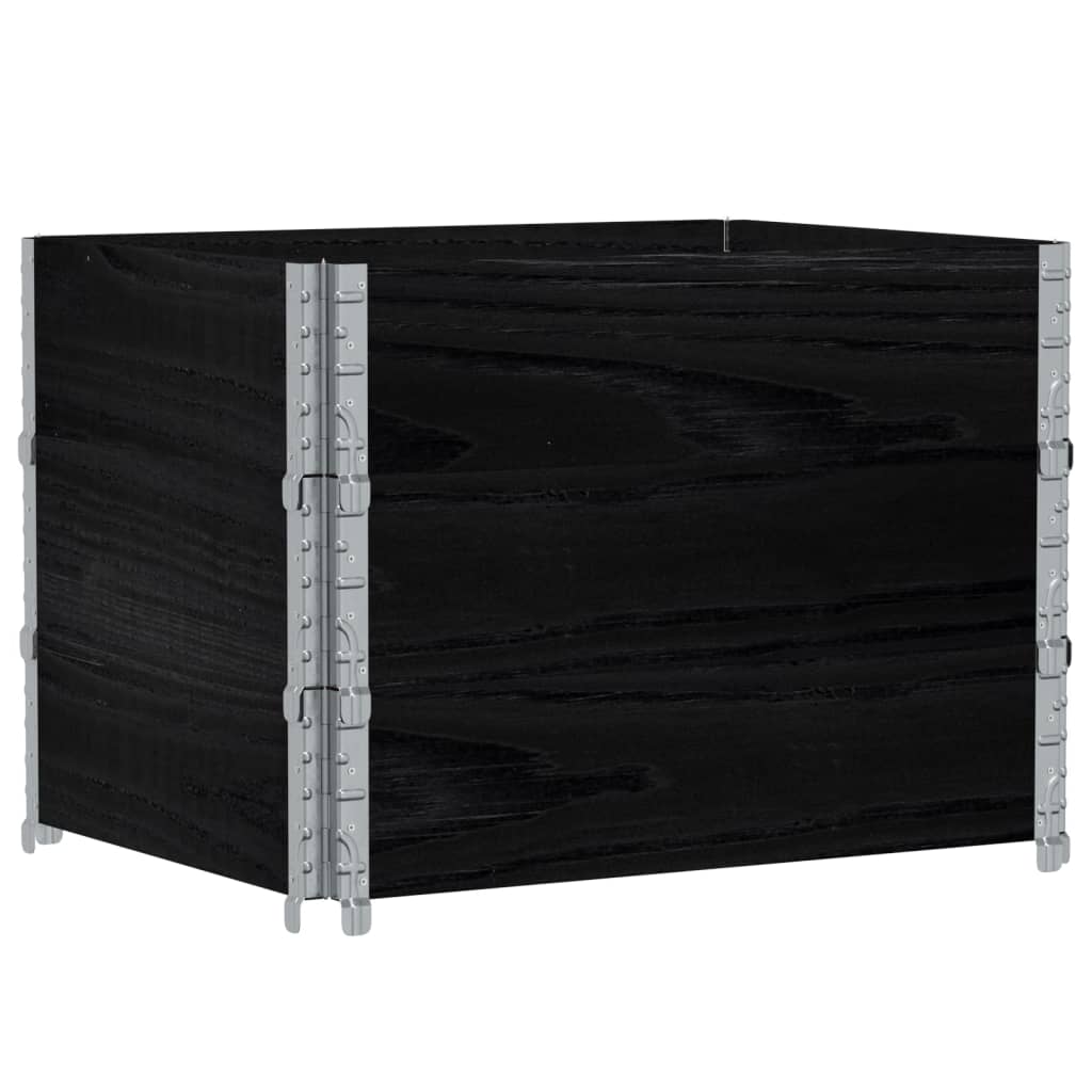 Pflanzkasten Grau 150x100 cm Massivholz Kiefer