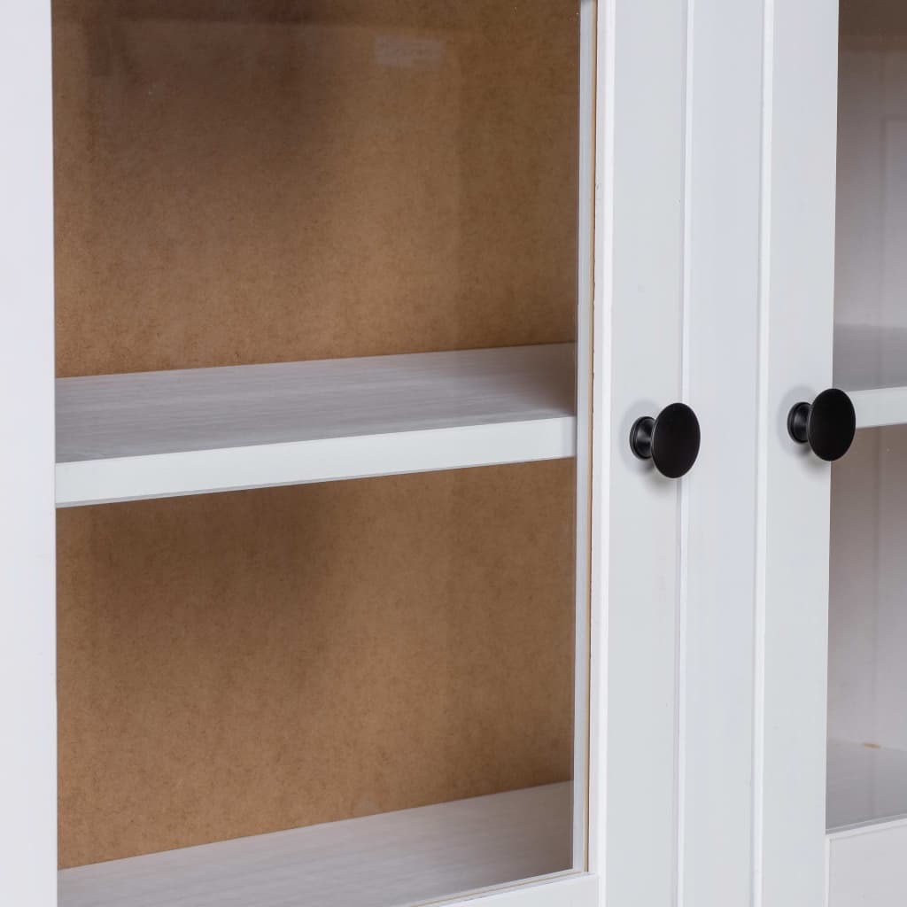 Highboard 93x40,5x180 cm Kiefernholz Panama
