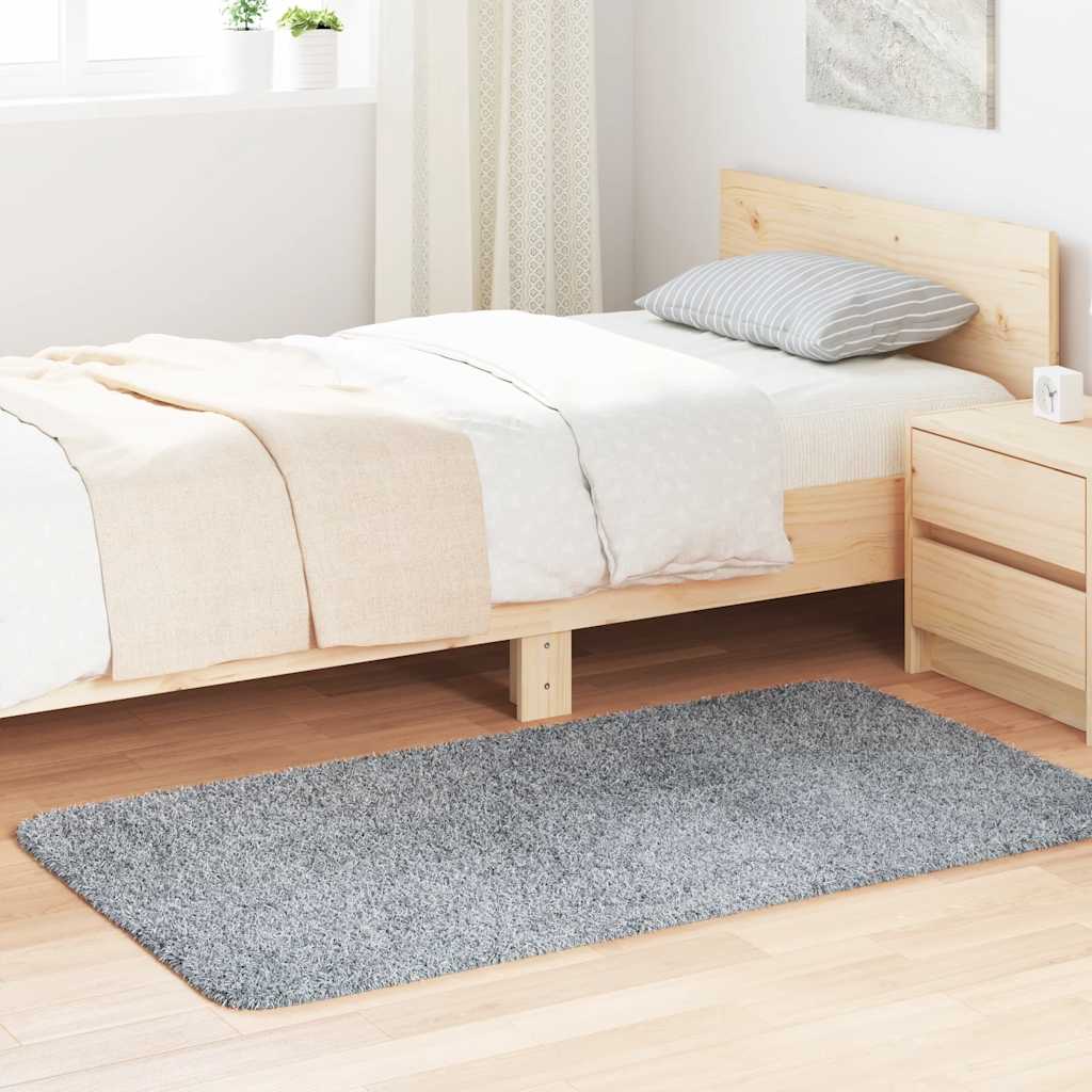Teppich Shaggy Hochflor NAVARRA Beige 60x100 cm Polyester
