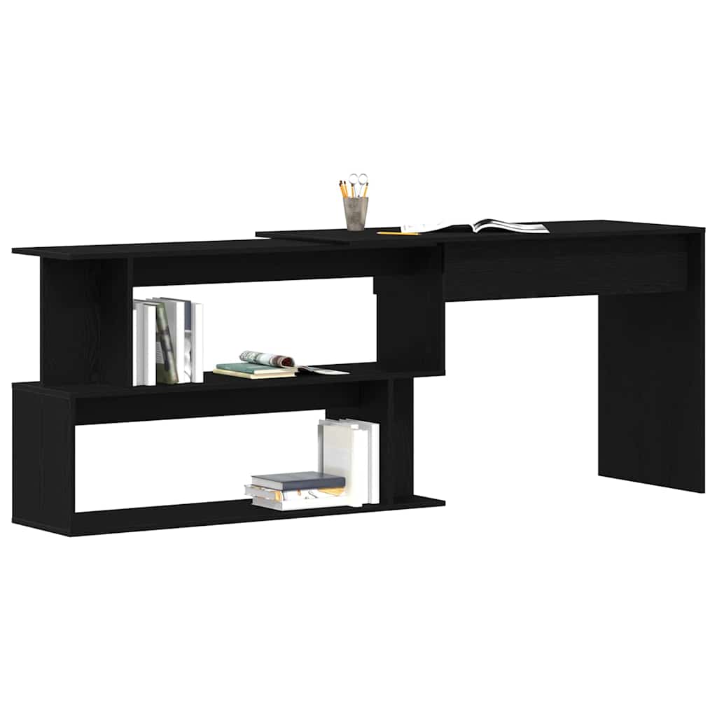 Eckschreibtisch Weiß 200x50x76 cm Holzwerkstoff