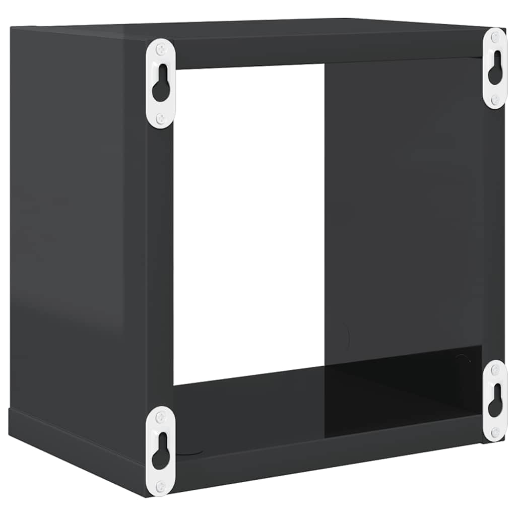 Würfelregale 2 Stk. Weiß 30x15x30 cm