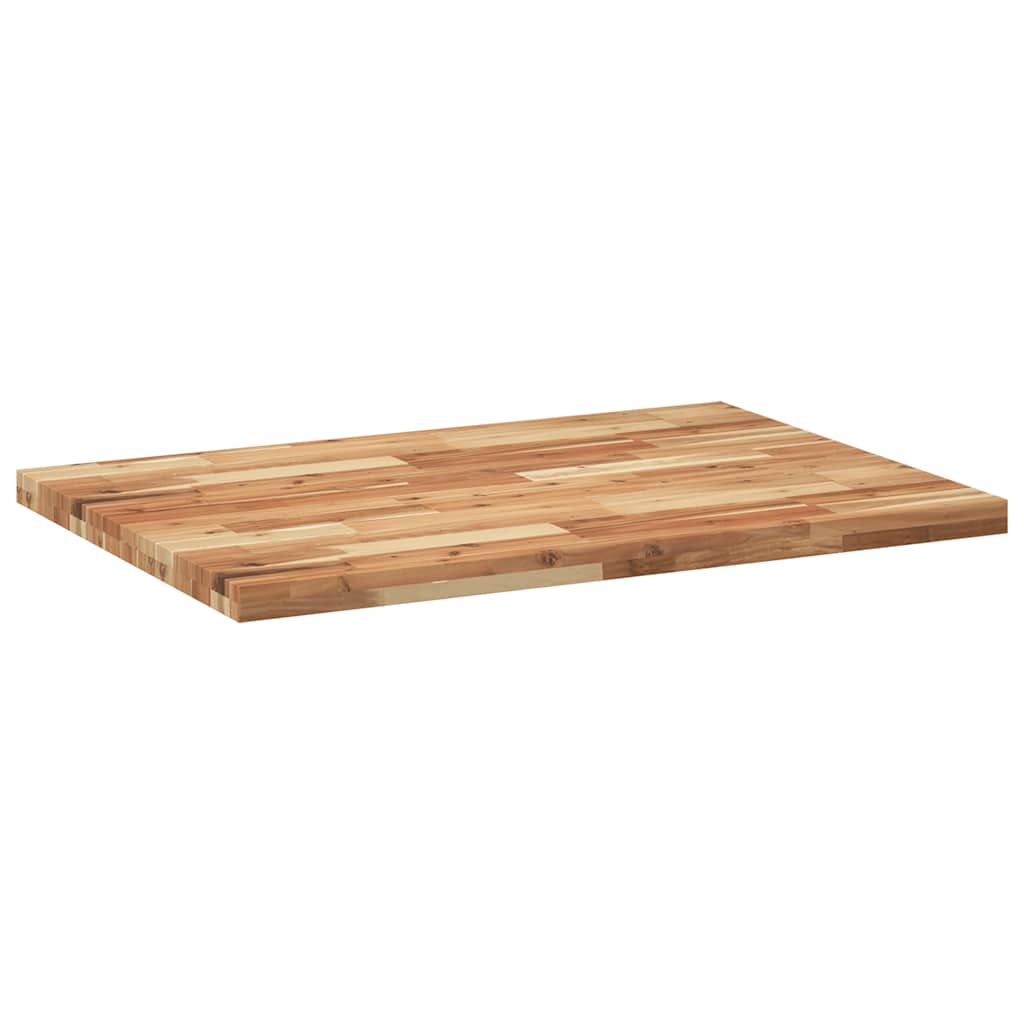 Tischplatte Rechteckig 60x50x2 cm Massivholz Akazie