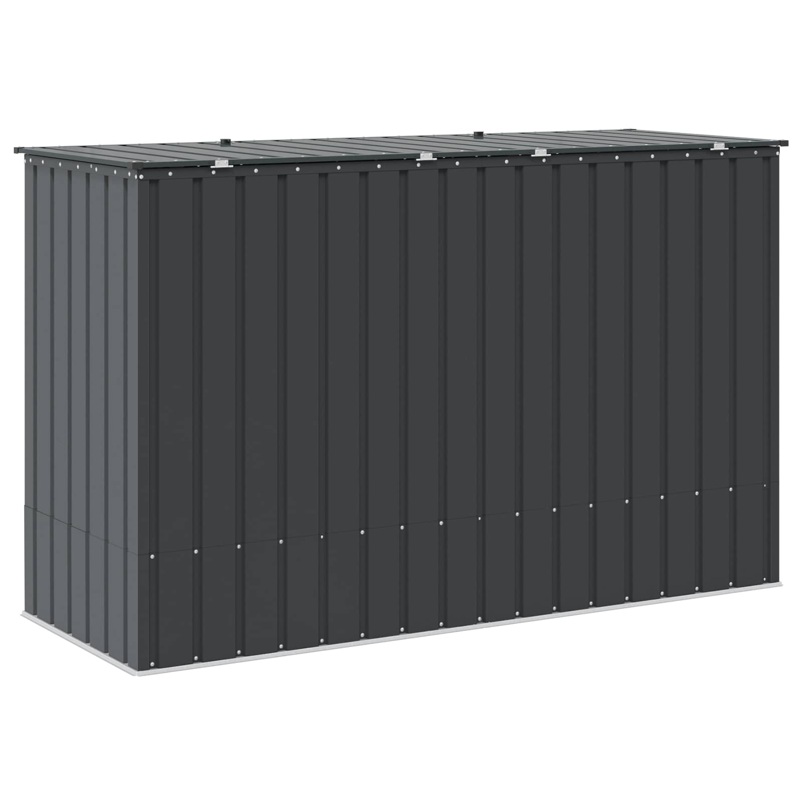 Gartenlagerbox Schwarz 151,5 x 82 x 110,5 cm Stahl