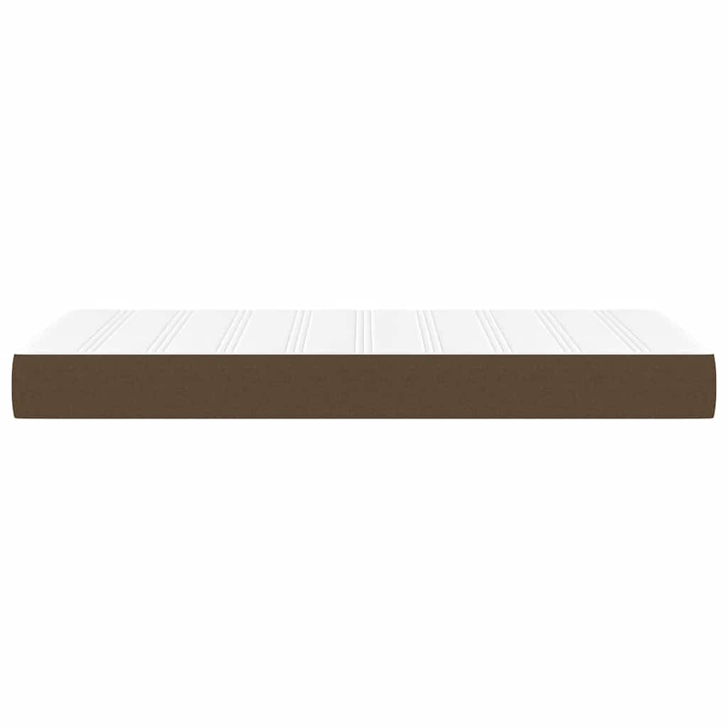 Taschenfederkernmatratze Mittel Hellgrau 80x200x20 cm Stoff