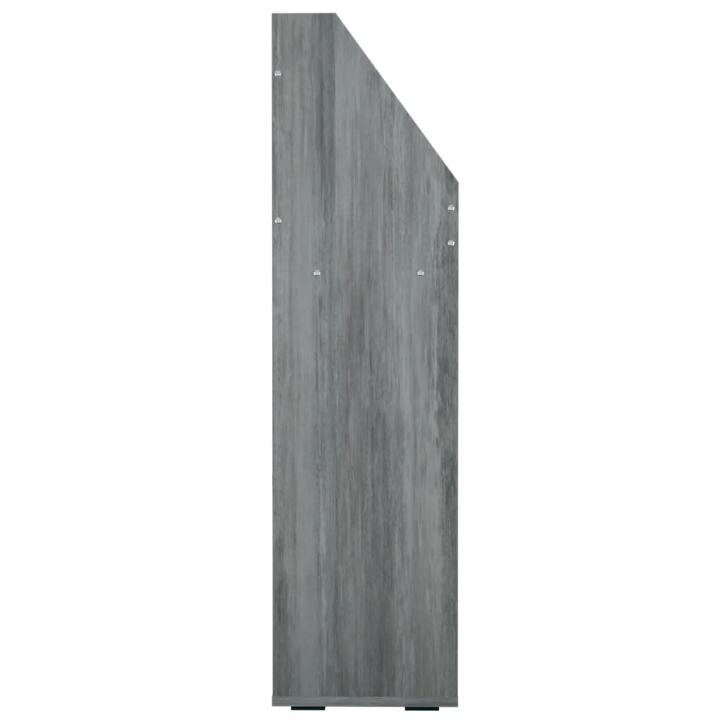 Kinder-Bücherregal Braun Eichen-Optik 71x30x114cm Holzwerkstoff