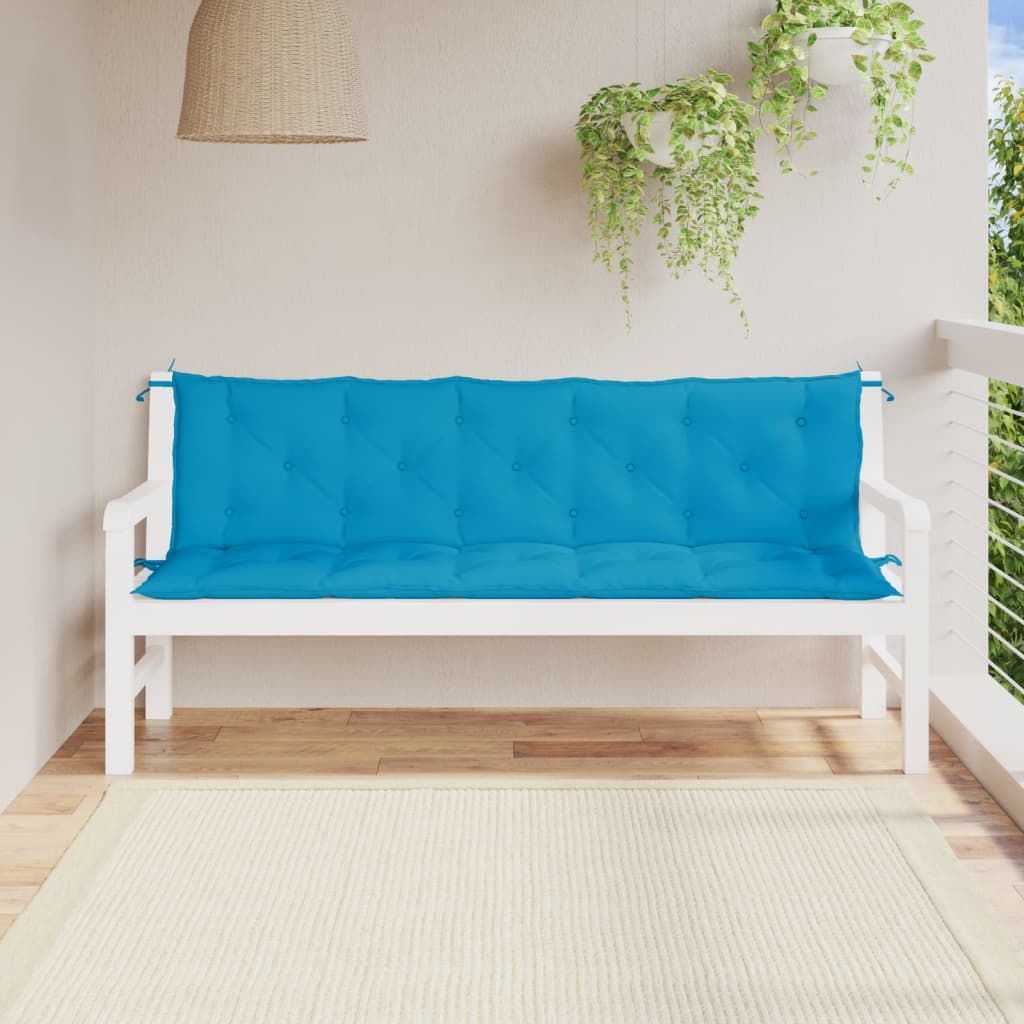 Gartenbank-Auflagen 2 Stk. Königsblau 100x50x7 cm Oxford-Gewebe