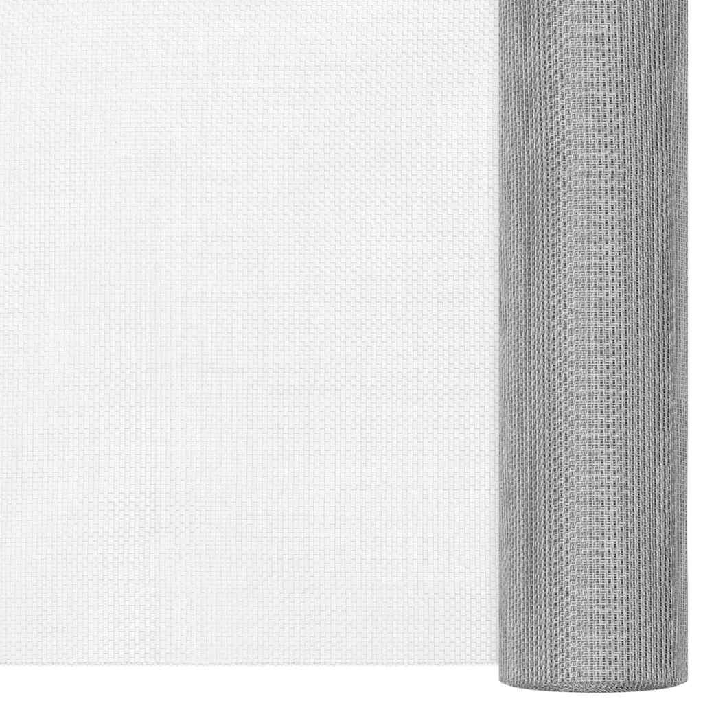 Drahtzäune 100 x 500 cm Mesh Edelstahl 201 Silber