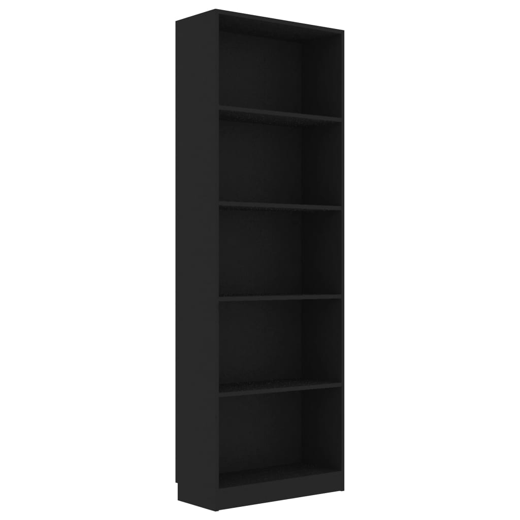 Bücherregal 3 Fächer Weiß 40x24x109 cm Holzwerkstoff