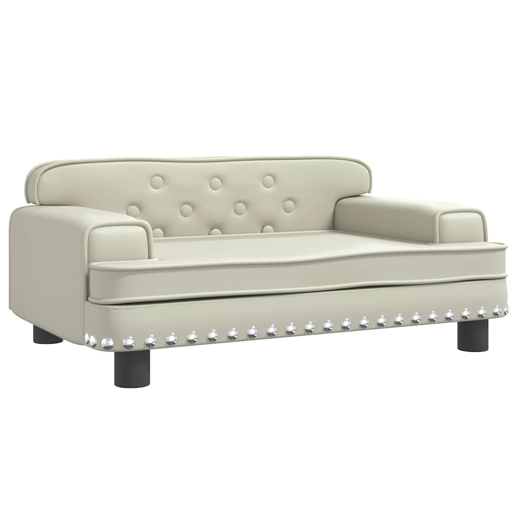 Kindersofa Schwarz 90x53x30 cm Kunstleder