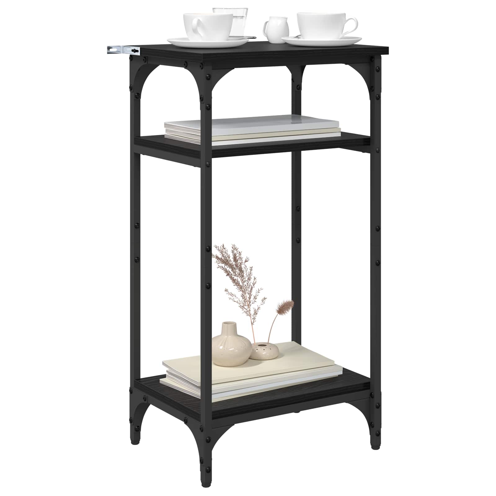 Beistelltisch Schwarz 40x30x75 cm Holzwerkstoff
