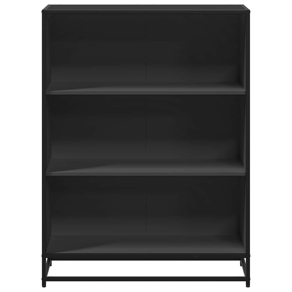 Bücherregal Schwarz 60x35x139 cm Holzwerkstoff