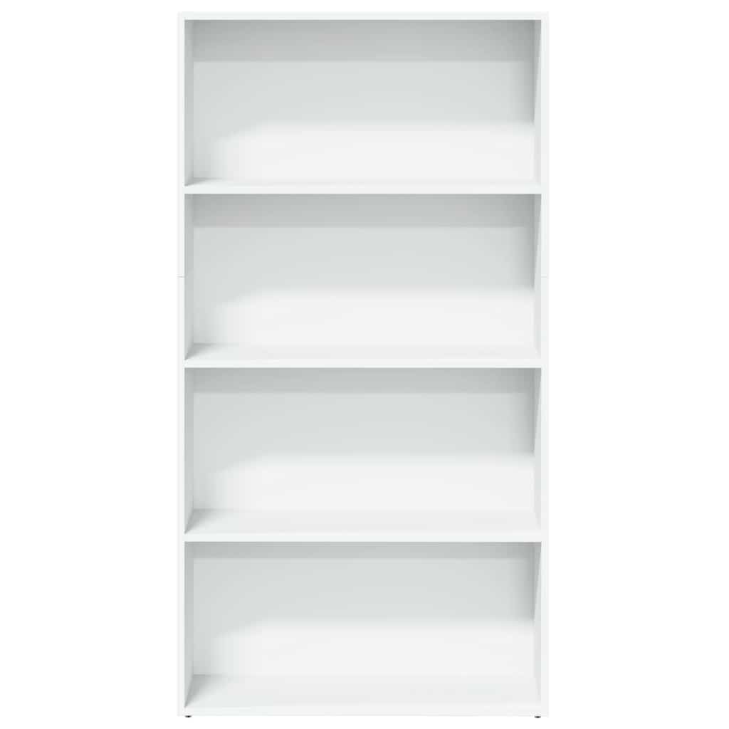 Bücherregal Weiß 80x30x189 cm Holzwerkstoff