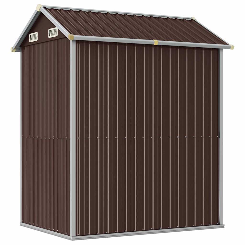 Gartenhaus Hellgrau 192x152,5x237 cm Verzinkter Stahl