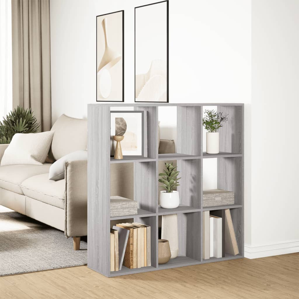 Bücherregal Weiß 137,5x29x137,5 cm Holzwerkstoff
