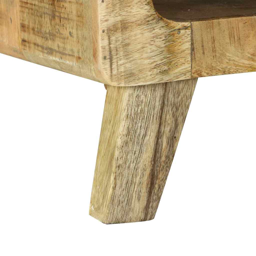 Couchtisch 90 x 50 x 35 cm Massives upgecyceltes Holz