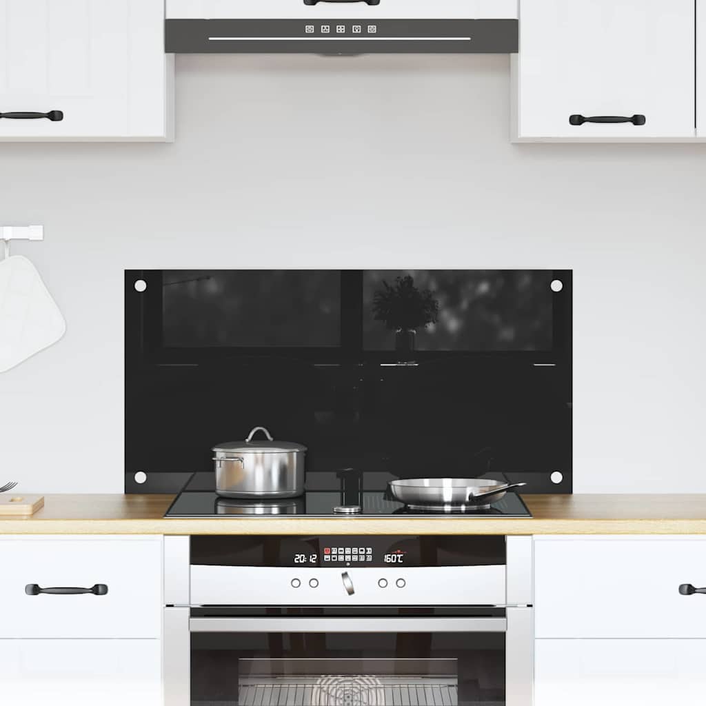 Küchenrückwand 2 pcs Weiß 70 x 40 cm Gehärtetes Glas