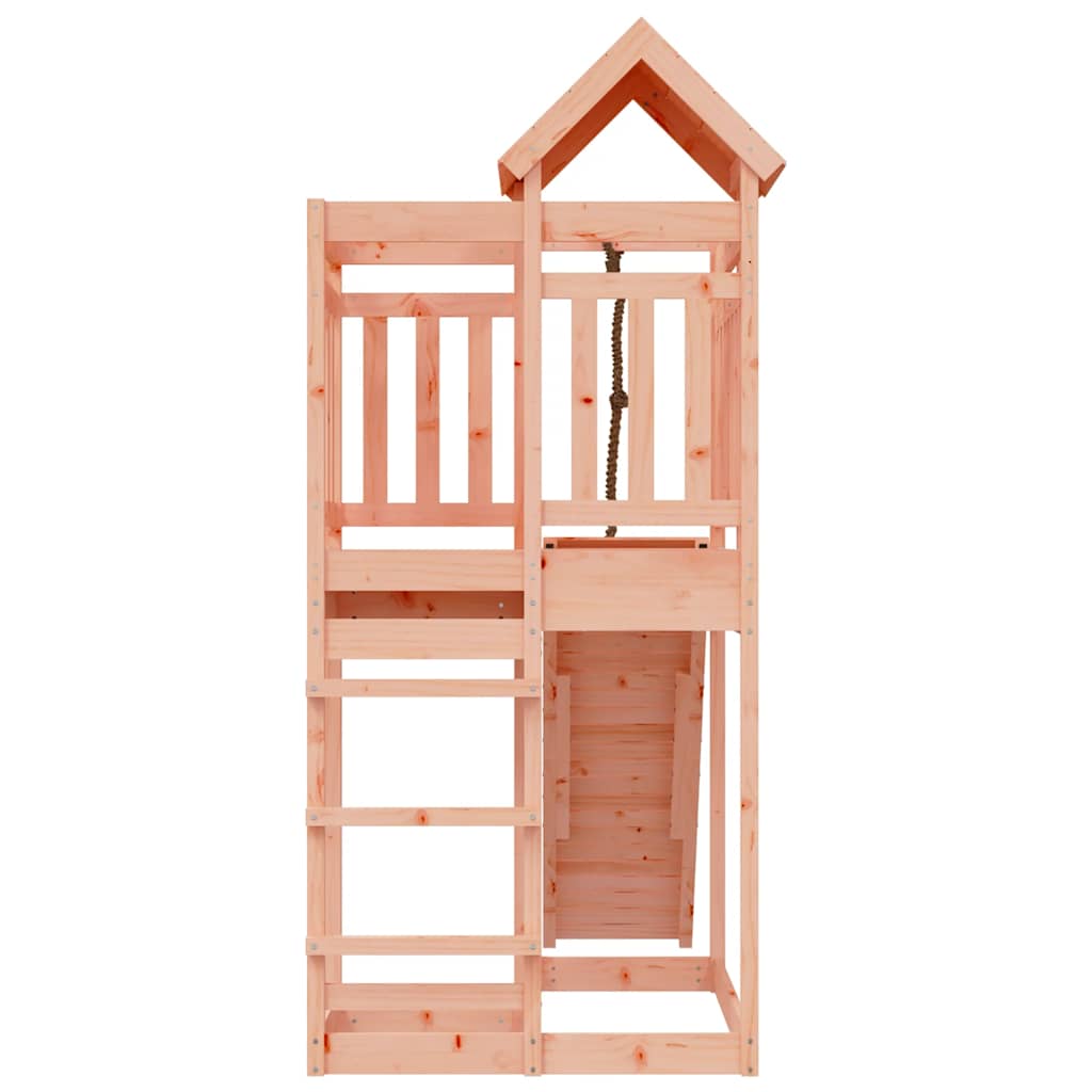 Spielturm mit Kletterwand Massivholz Kiefer