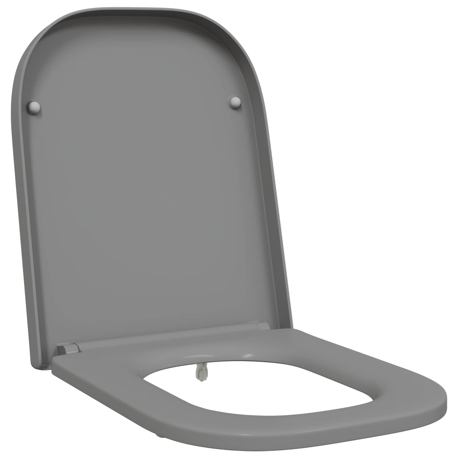 Toilettensitz Anthrazit 47,5 x 35 x 3,6 cm Duroplast