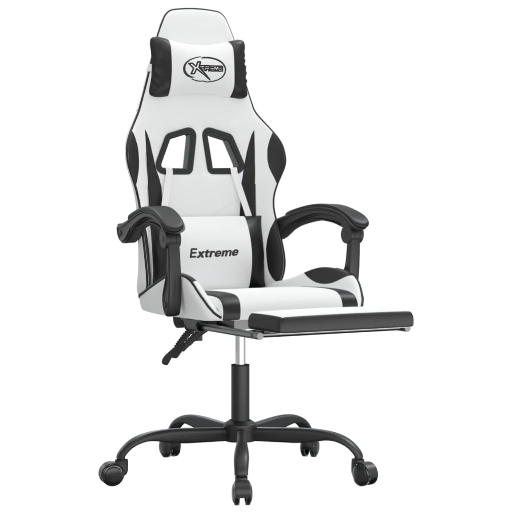 Gaming-Stuhl Schwarz und Golden Kunstleder