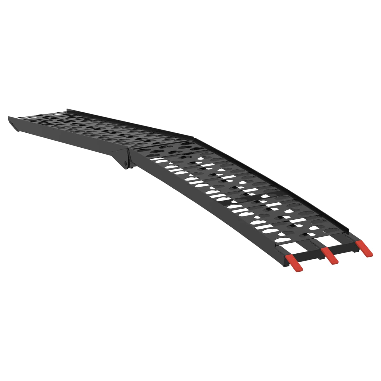 Zusammenklappbare Motorradrampe 340 kg pro Rampe 2 Stk. Silber