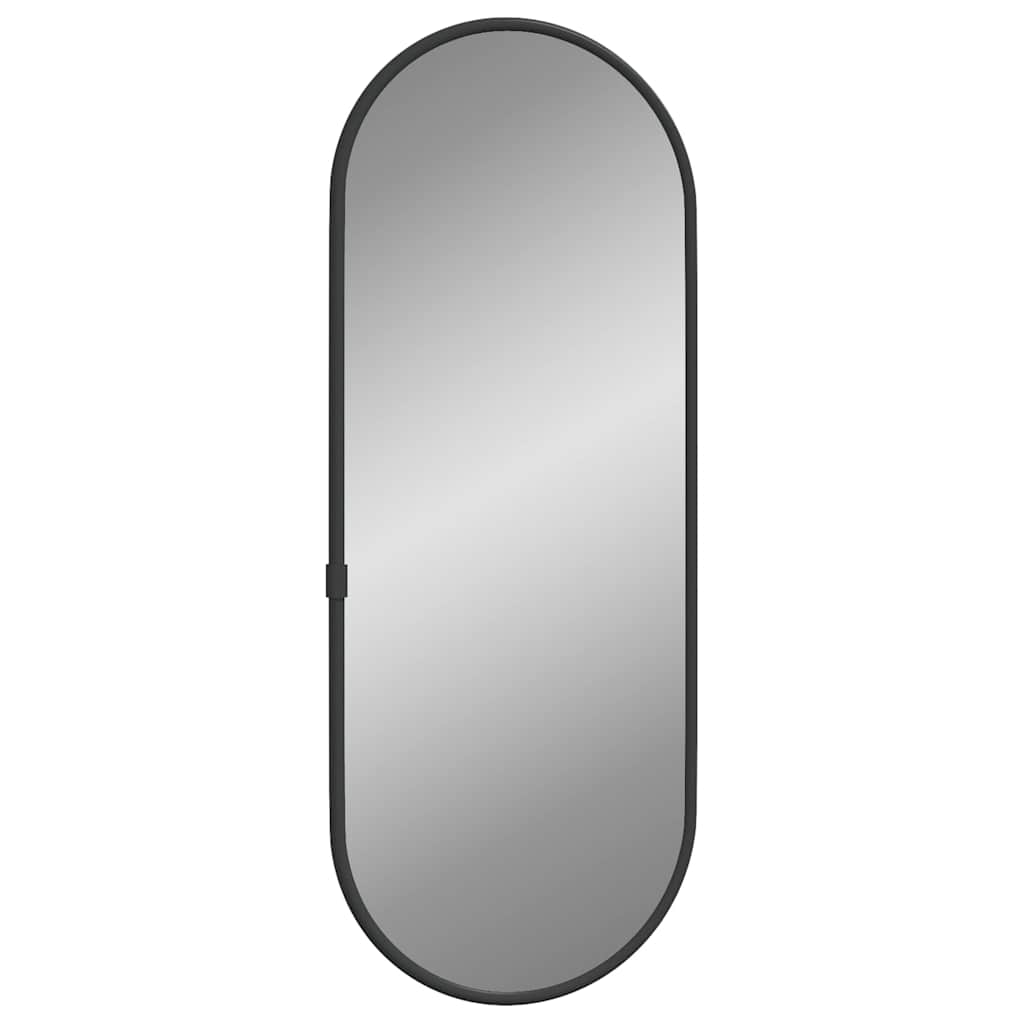 Wandspiegel Silbern 50x20 cm Oval