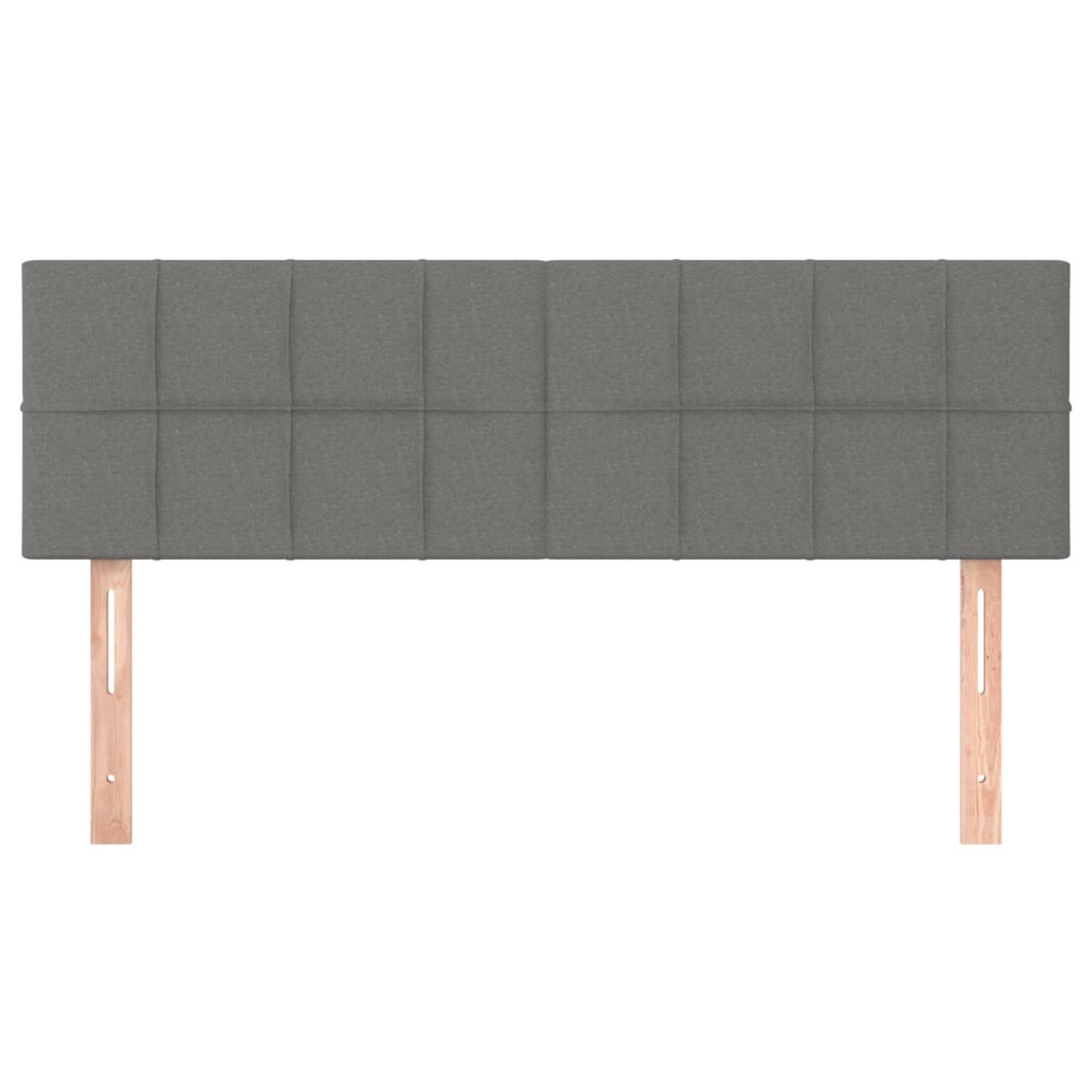 Kopfteil Hellgrau 80x5x118/128 cm Stoff