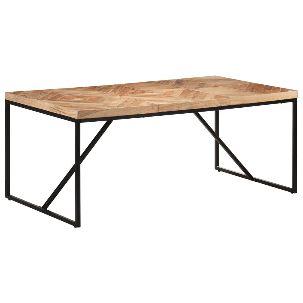 Esstisch 140x70x76 cm Massivholz Akazie und Mango