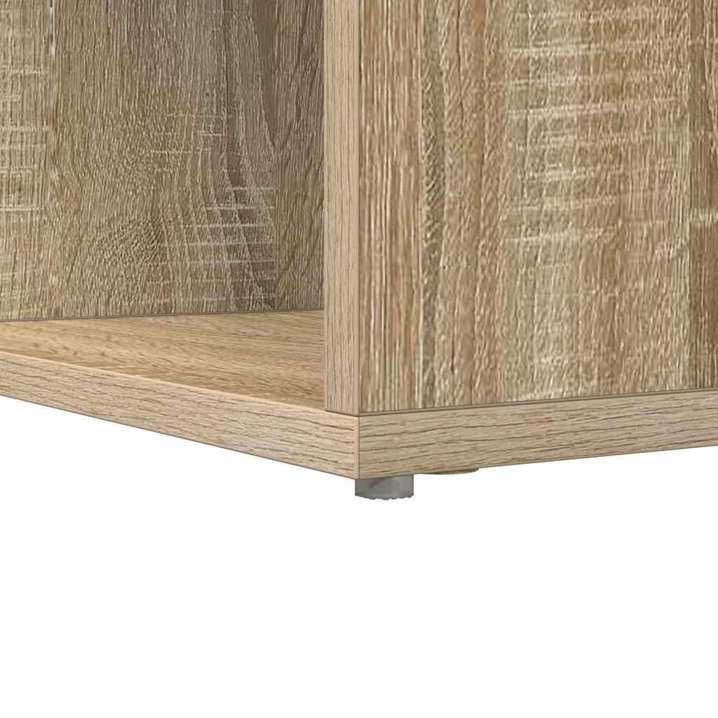 Eck-Schreibtisch Schwarz Eichen-Optik 101,5 x 149,5 x 149,5 cm
