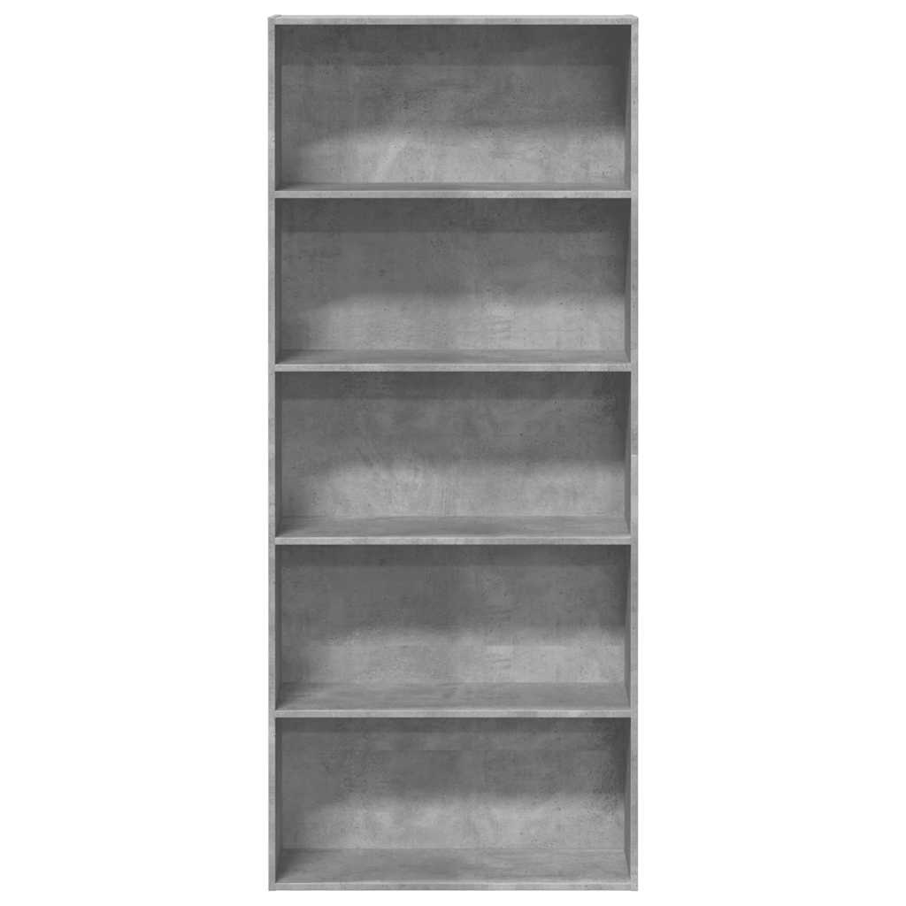 Bücherregal Weiß 80x30x189 cm Holzwerkstoff