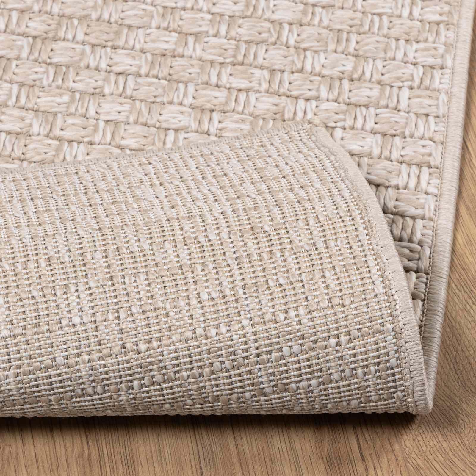 Bereichsteppiche Rechtwinklig FARO Creme 150 x 80 cm Polyester
