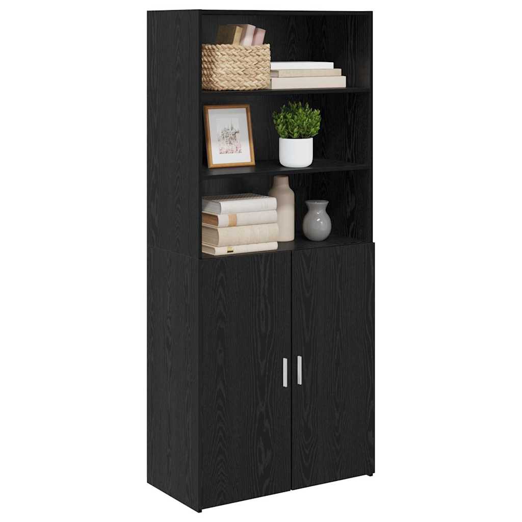 Highboard Altholz 80 x 42,5 x 185 cm Holzwerkstoff