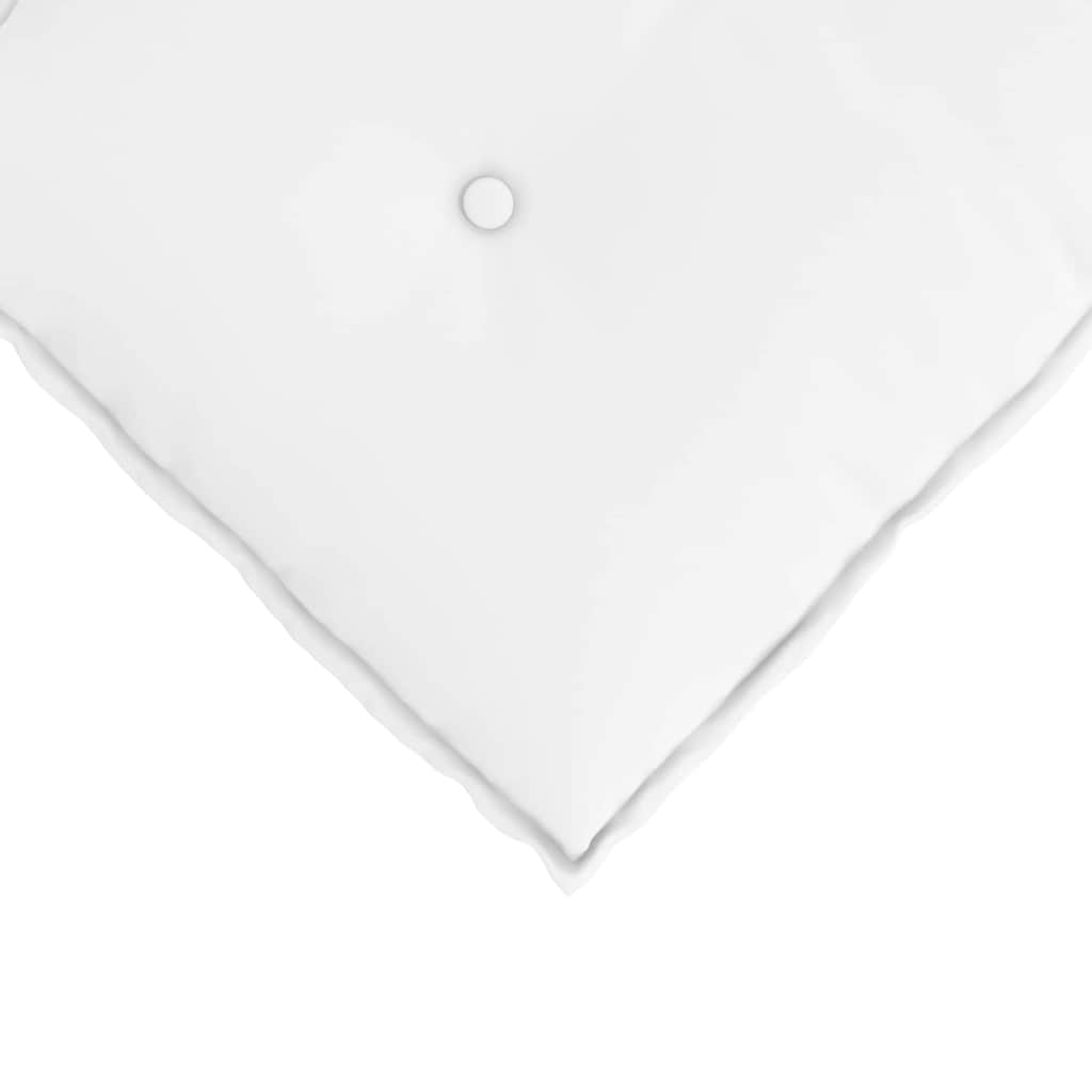 Rückenkissen Hellgrau 50 x 19 x 45 cm Stoff