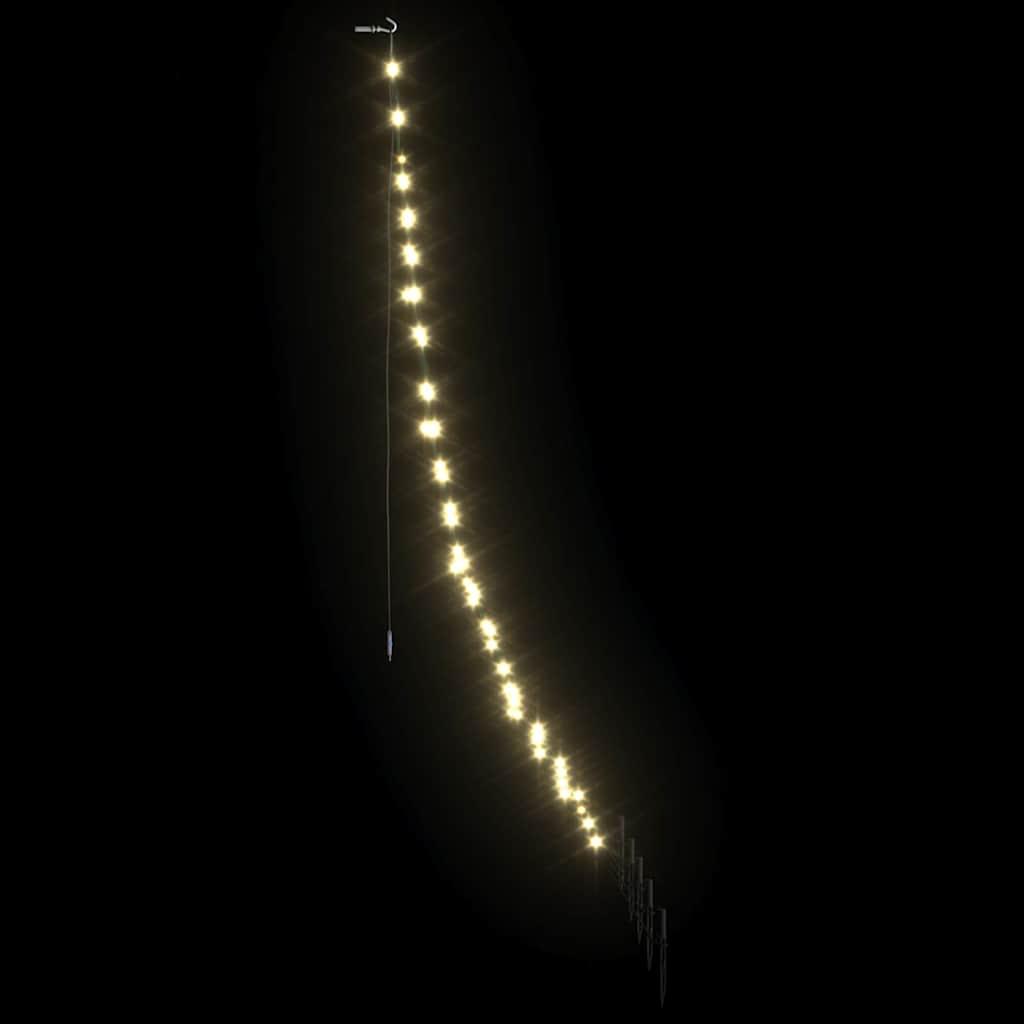 LED Weihnachtsbaum mit Erdspießen Warmes Weiß 182 cm Metall