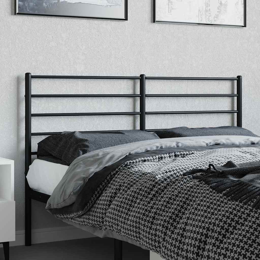 Ersatz-Kopfteil Metall Schwarz 80 cm
