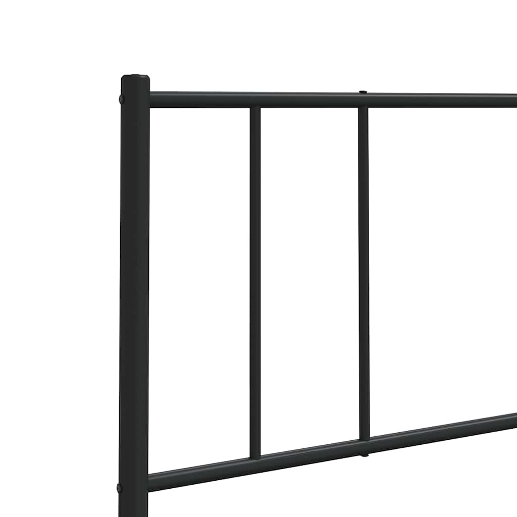 Ersatz-Kopfteil Metall Schwarz 80 cm