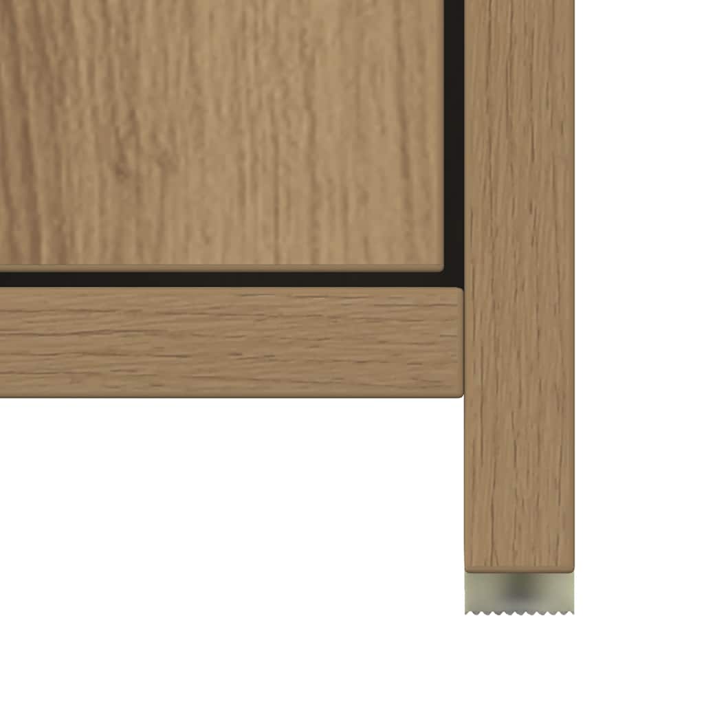 Badezimmerschrank Weiß 30x30x183,5 cm Holzwerkstoff